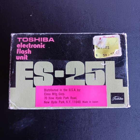 Toshiba Electronic Flash ES-25L With Manual and Original Box Untested - Picture 2 of 11